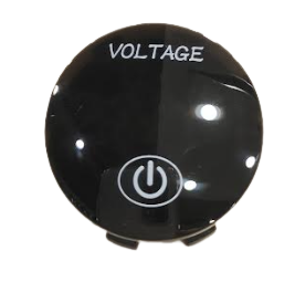 Voltmètre tactile LED bleu 5-48V fileté