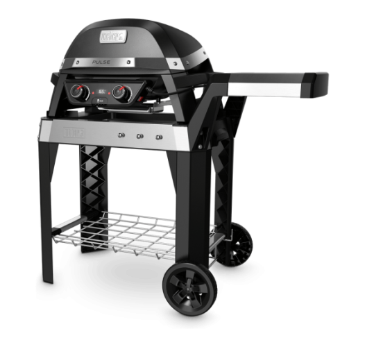 Barbecue WEBER PULSE 2000 avec chariot et table d'appoint