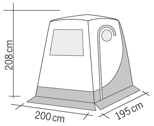 REIMO T5/T6 rear door awning tent