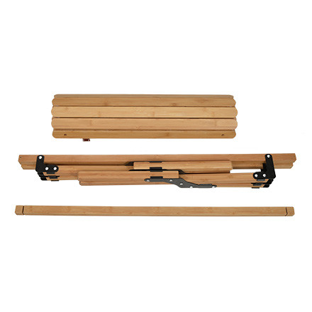 Portable roll-up bamboo folding table, WILDLAND
