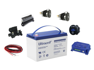 Second battery installation kit 100Ah EURO6 with Booster LIPPERT