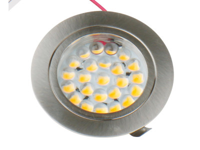 CARBEST Edelstahl-LED-Spot - 24 LEDs