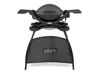 Barbacoa WEBER Q1400 con stand y mesas laterales
