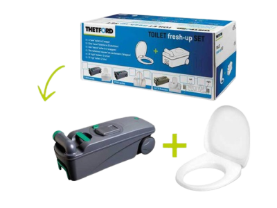 Kit para renovar el WC fijo químico de cassette THETFORD FreshUp C400