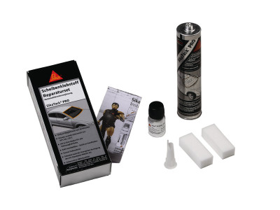 Fast adhesive for glass - Sika Tack Pro kit