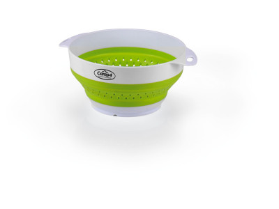 Silicone bowl and strainer Camp4 - White/Lime