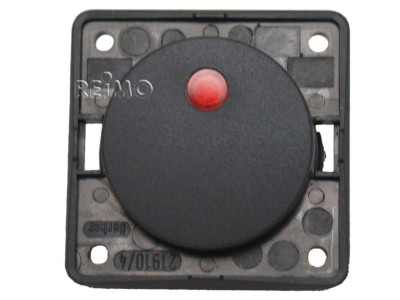 Interrupteur BERKER noir avec LED 12V