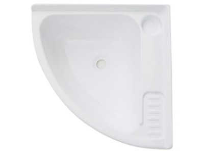 White corner sink 40x40x14,5cm