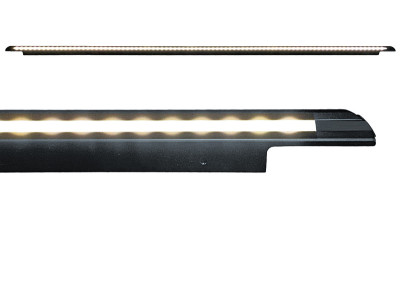 Rain gutter with integrated lights for Ducato from 2006 onwards