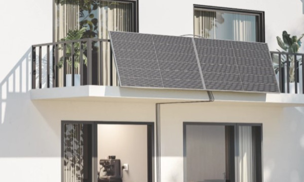 Solaranlage Set für Balkon