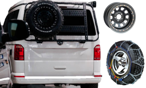 Porte-roues, jantes et équipements