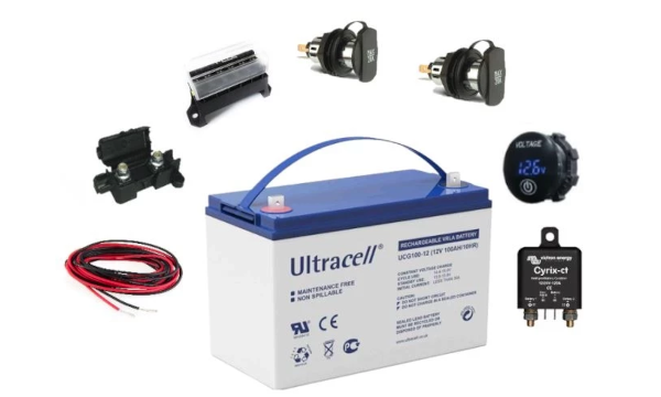 Einbauset Zweitbatterie Litio / Gel / AGM