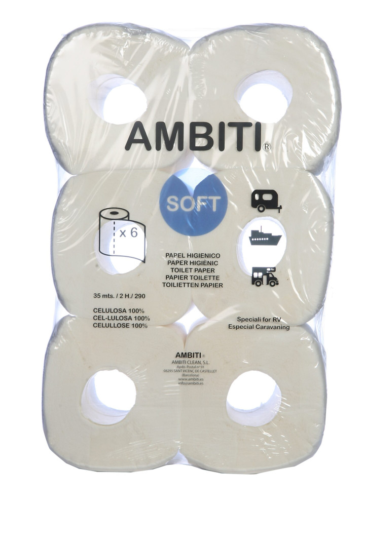 Papel AMBITI para WC químico - Andorra Campers