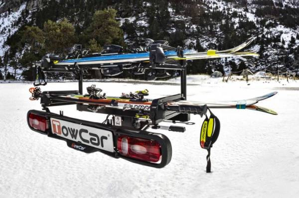 Porte-skis pour attelage ANETO - Andorra Campers