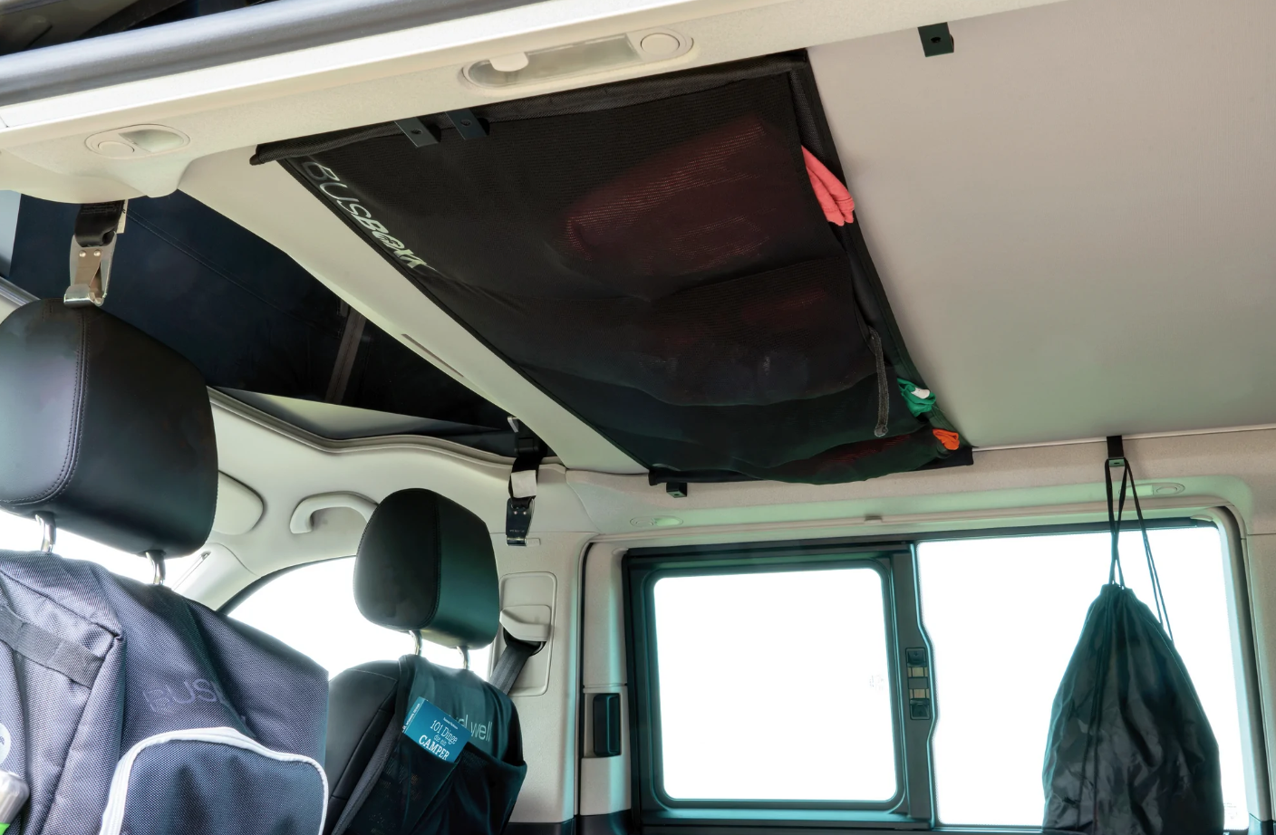 Toit de voiture Plafond Cargo Filet Mesh Sac de Rangement Pochettes Poches  Pour Suv Van Camping-car 90x60cm