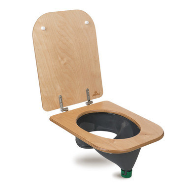 Lunette abattant toilette sèche 