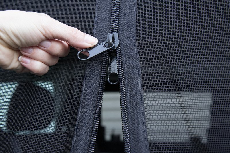 Moustiquaire Magnétique Pour VW - Porte Coulissante Camping-car - Anti-insectes Et Protection Solaire - Taille 130x178 Cm - Installation Sans Perçage Velcro