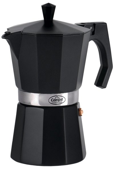 Cafetera Italiana CAMP4, Color negro para 6 tazas - CAMPING / Utensilios de  cocina | Andorra Campers. Accesorios para camper, caravanas y autocaravanas