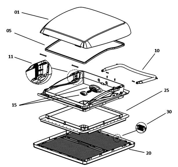 Installation/replacement Skylight Windows & Vents / Skylight / Spare