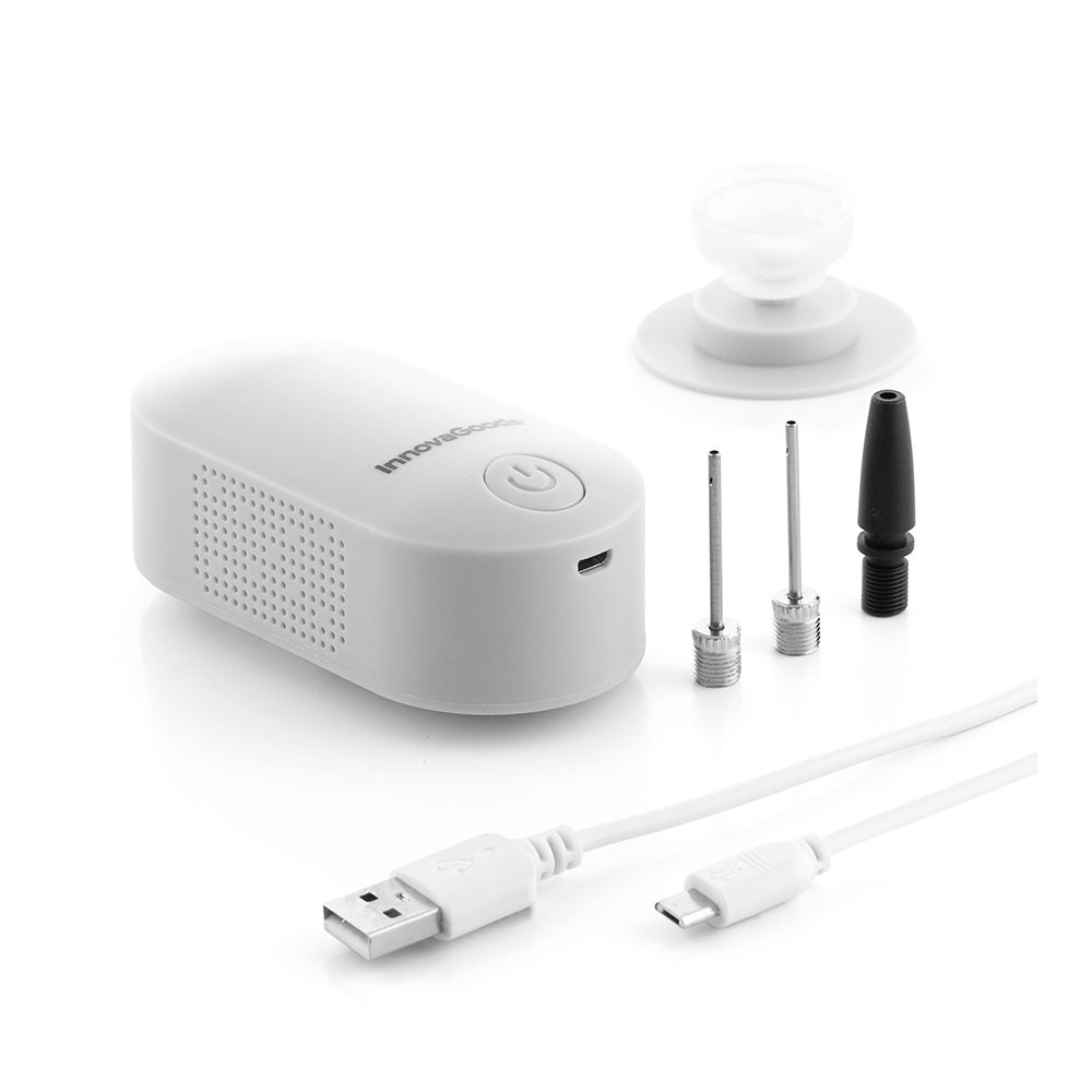 INNOVAGOODS Rechargeable Mini Vacuum Pump and Inflator Camping