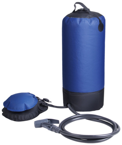 Portable camping shower without pump 12L