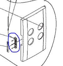 Door lock support DOMETIC CF