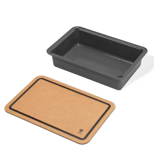 Cubeta con tapa/tabla para cortar Weber Works