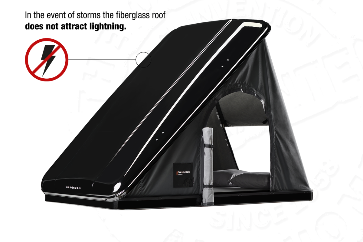 Dachzelt AUTOHOME Columbus Variant Medium Black Storm X-Long