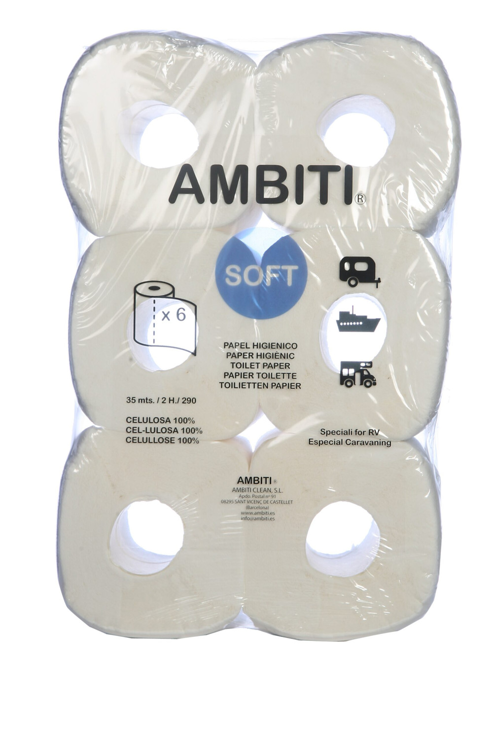 Papel AMBITI para WC