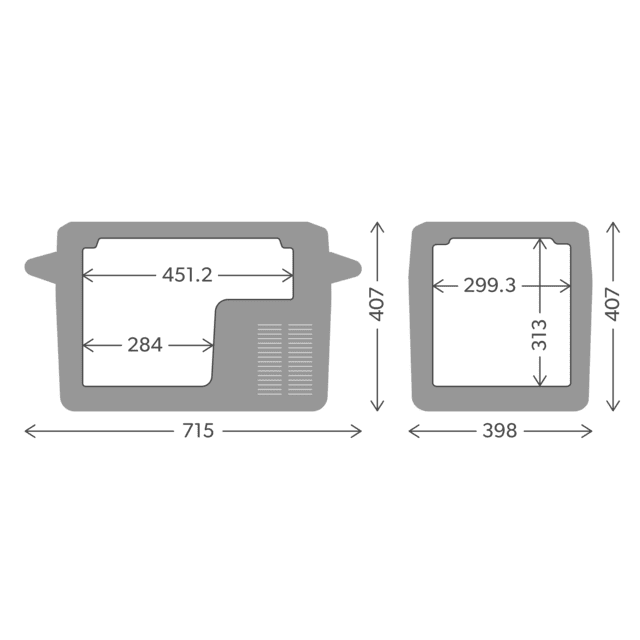 Kompressor-Kühlschrank Dometic CFF35