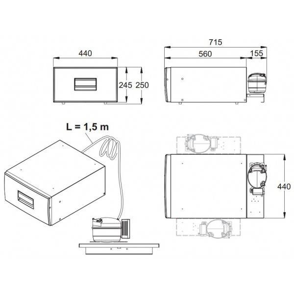 Kühlschrank DOMETIC Coolmatic CD 30