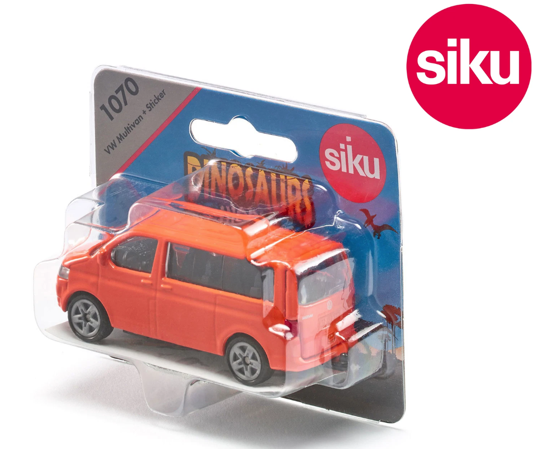 Orange VW toy van