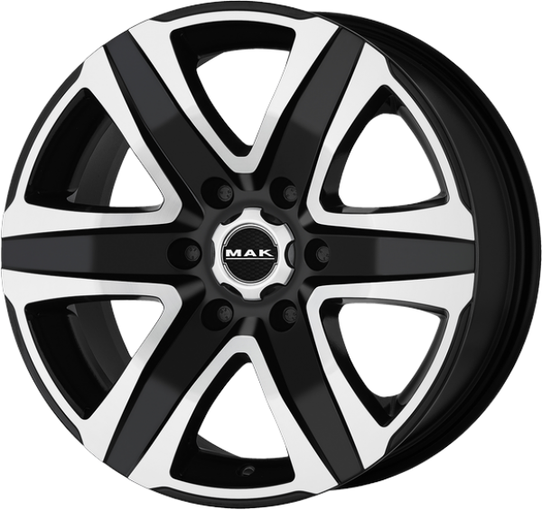 MAK STONE 4X4 Black Mirror 17" 5x120 Rim