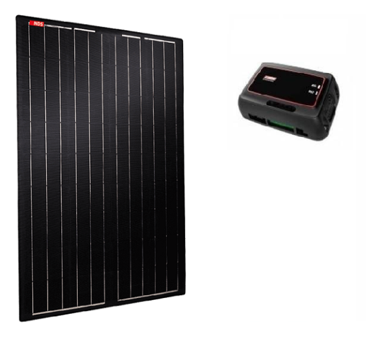 NDS LIGHT SOLAR Semi-flexible solar kit 105W - NDS MPPT controller
