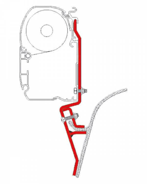 Adaptador FIAMMA F45 VW T3