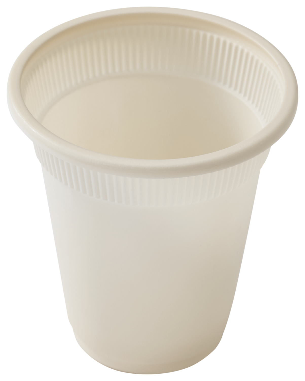 Juego 20 vasos usar y tirar biodegradables blancos 240ml