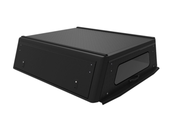 Hardtop ALU-CAB Explorer 3 para Toyota Hilux Vigo 2005-2015 doble cabina - aluminio estriado negro