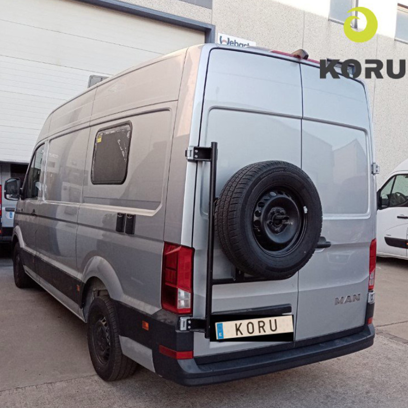Support de roue réglable KORU pour VW CRAFTER / MAN TGE 4x4