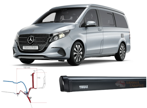Pack store THULE 4200 black MB W447 Marco Polo