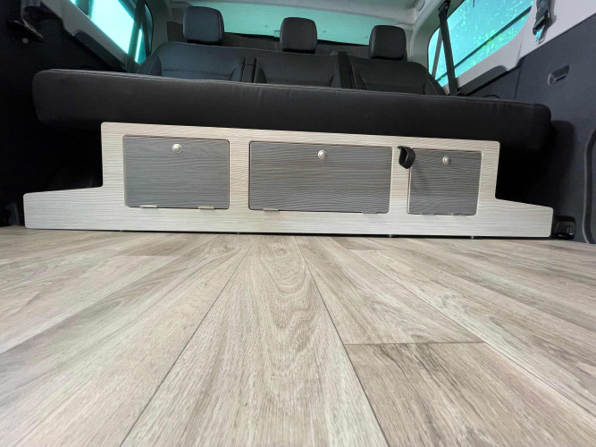 Rear seat storage space CAMPERTEK Renault Trafic, Talented, NV300