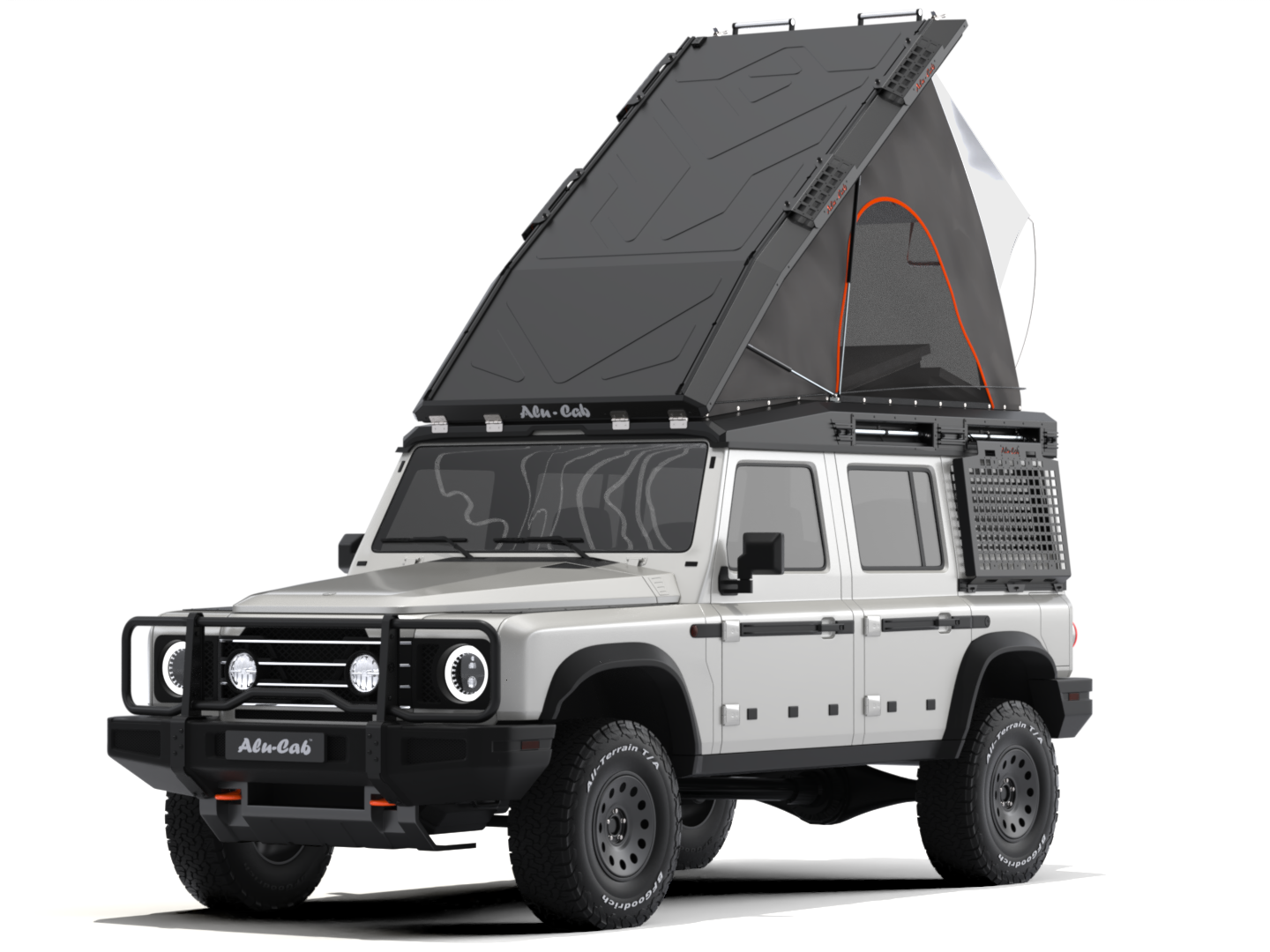Sostre elevable ALU-CAB Silenus negre per a Ineos Grenadier
