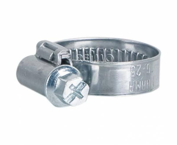 Stainless steel clamp 10-16mm, 5 units