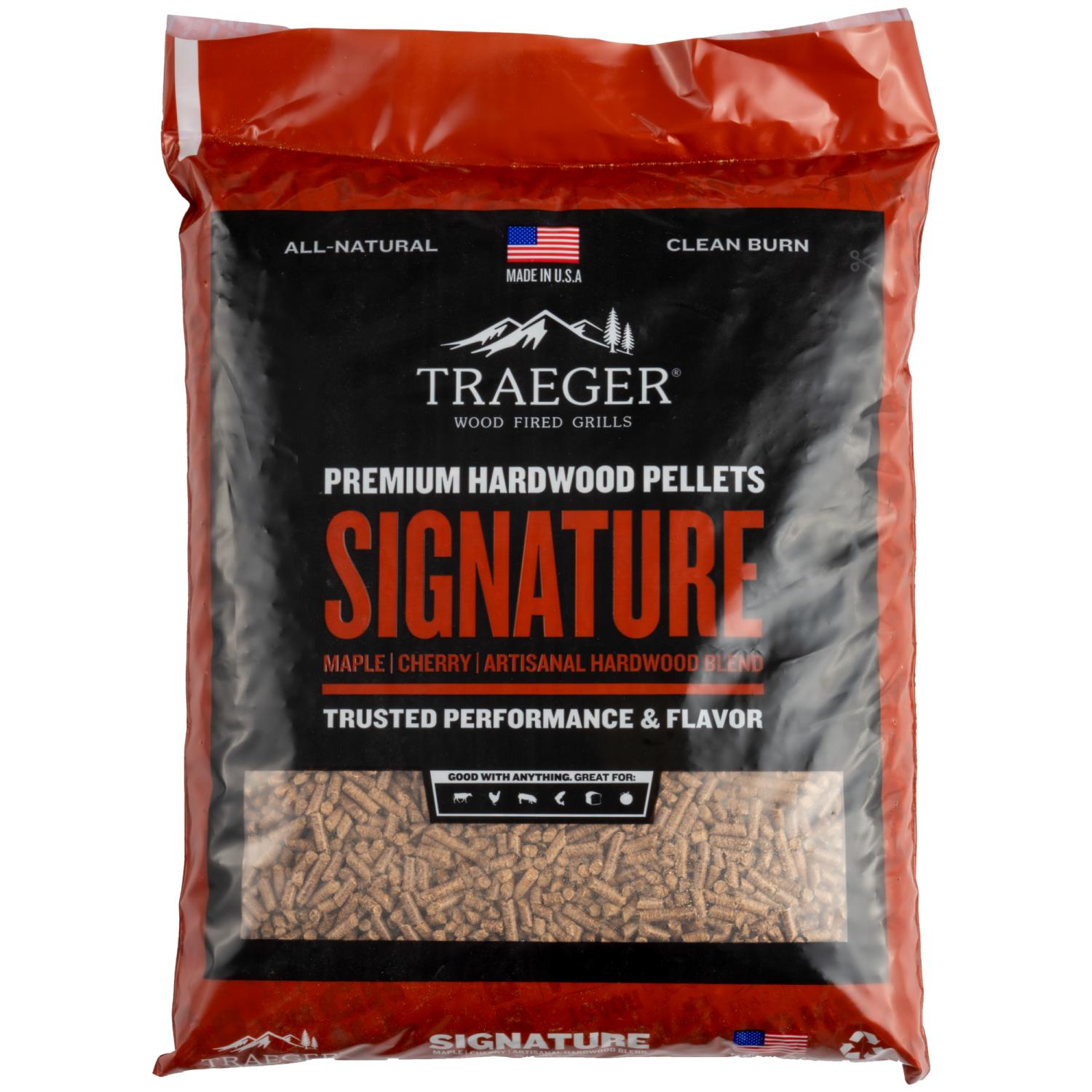 TRAEGER Signature Blend Wood Pellets 9kg