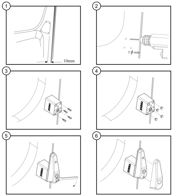 Thule Cab Lock per a Fiat Ducato / Ford Transit