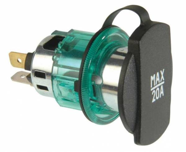 12V-20Ah built-in socket