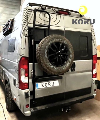 Suport de roda graduable KORU  Frontisses 180 º alumini + Escala, Ducat / Boxer / Jumper