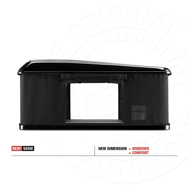 Rooftop tent AUTOHOME Maggiolina Airlander Plus Medium Black Storm