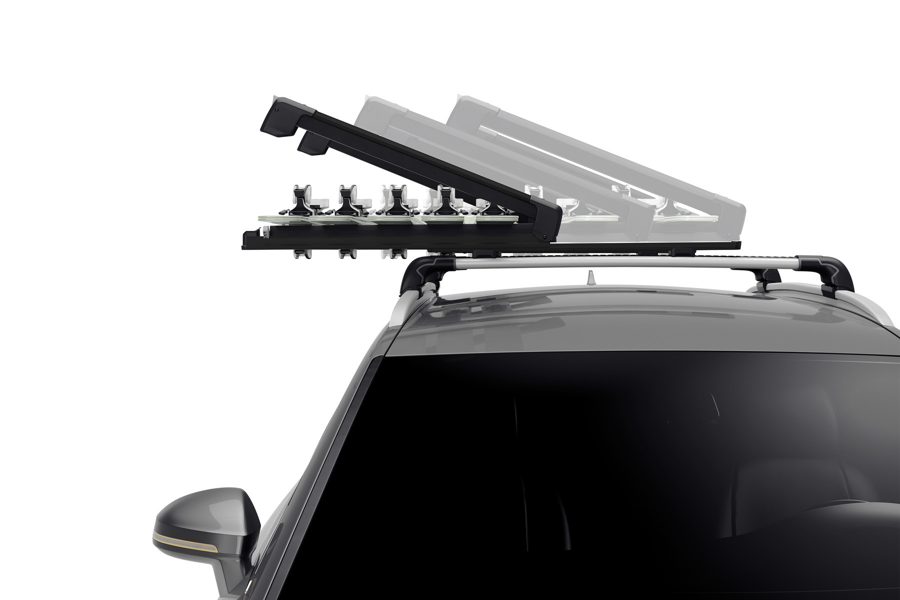 THULE SnowPack Extender black ski rack 5p