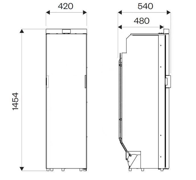 INDEL B SLIM140 Kühlschrank