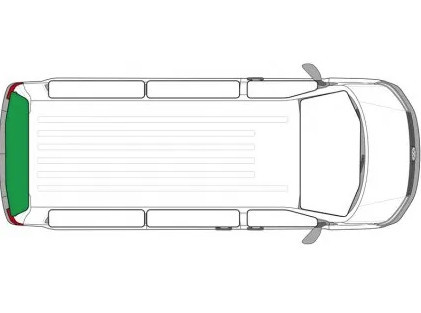 Wärmedämmung für die Ford Custom V710/VW T7 Transporter und Caravelle Heckklappe